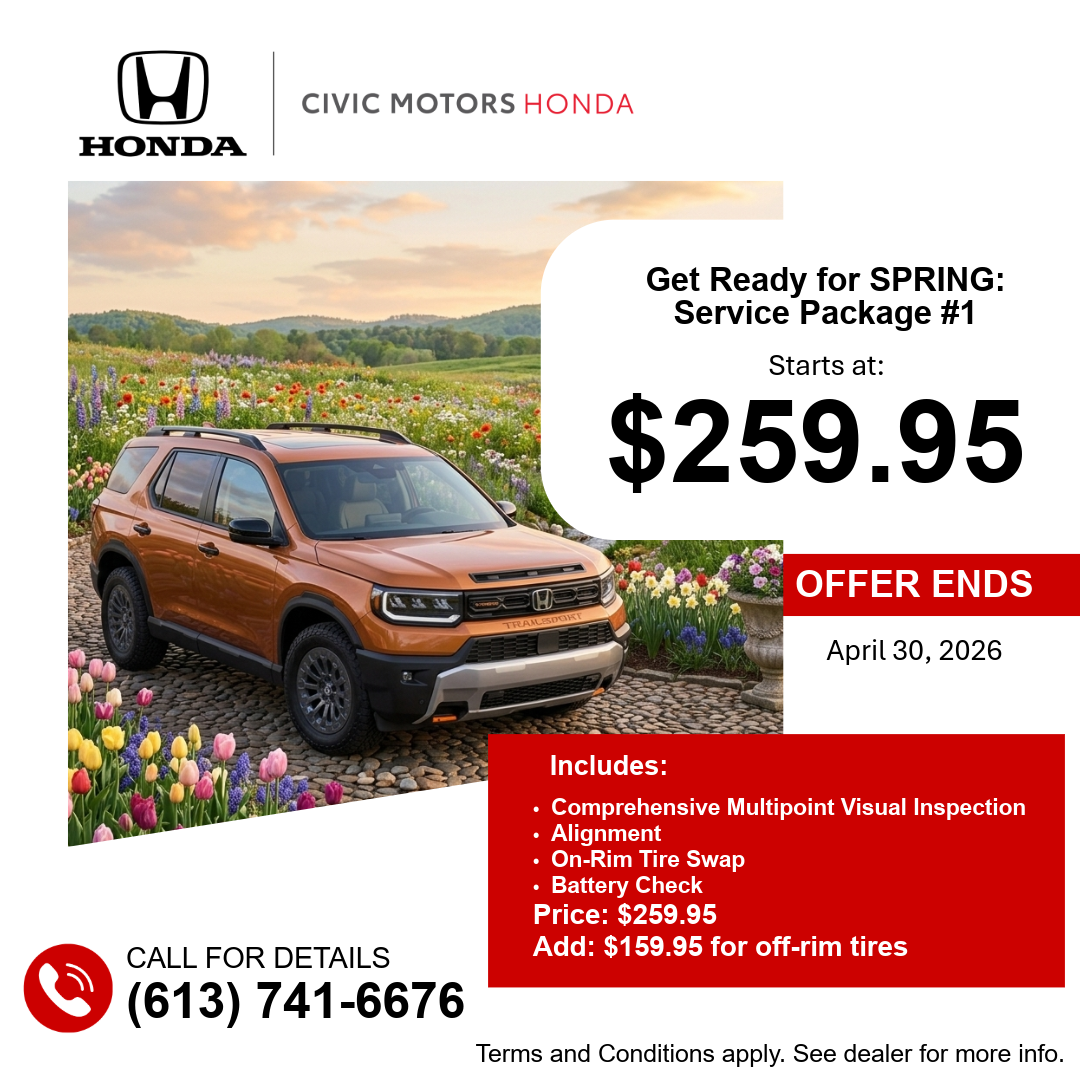 GET READY FOR SPRING – Service Package #1