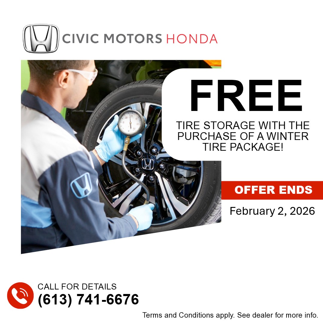FREE Tire Storage with Purchase and Installation of Winter Tires FREE Tire Storage with Purchase and Installation of Winter Tires