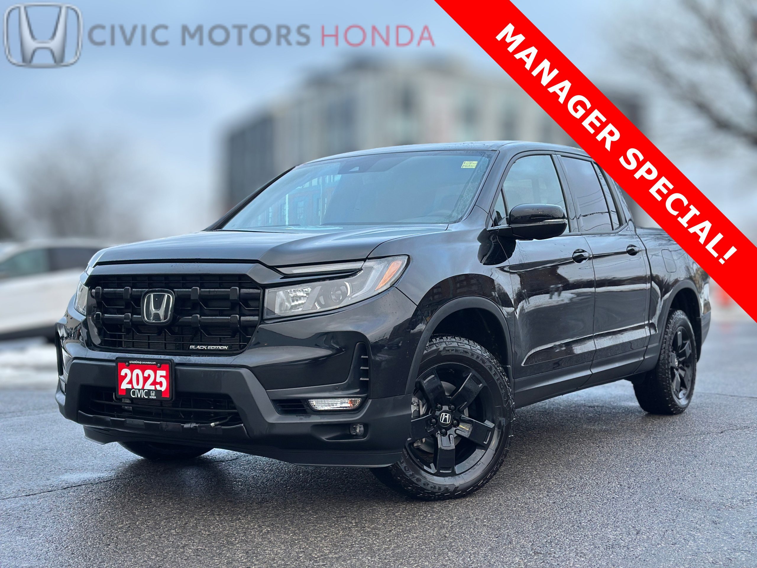 Certified Pre-Owned 2025 Honda Ridgeline Black Edition