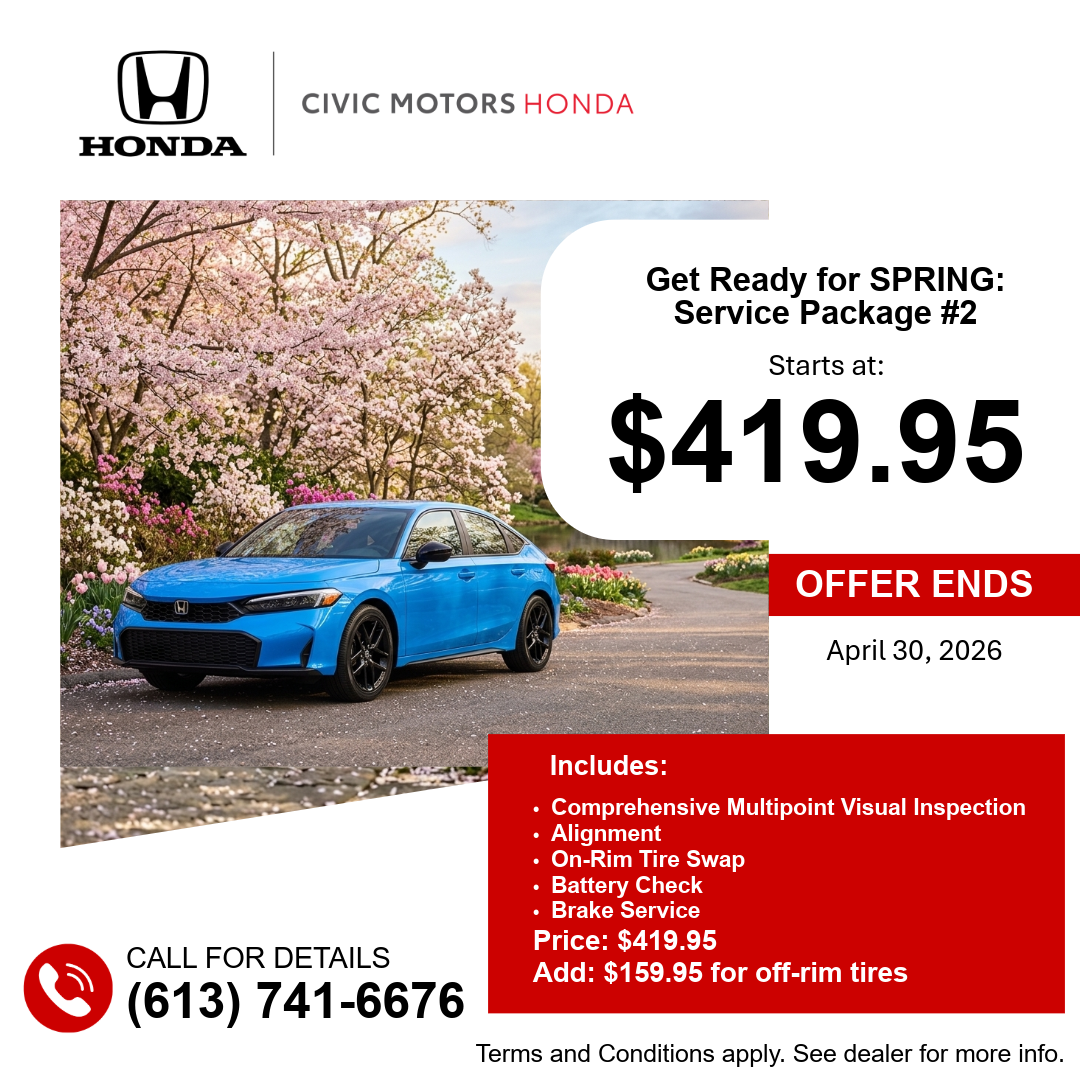 GET READY FOR SPRING – Service Package #2