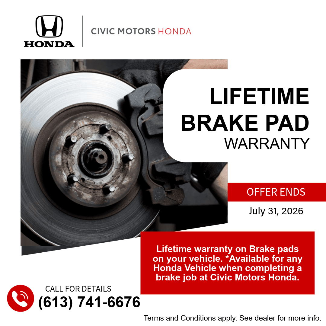 Lifetime Brake pad Warranty Lifetime Brake pad Warranty