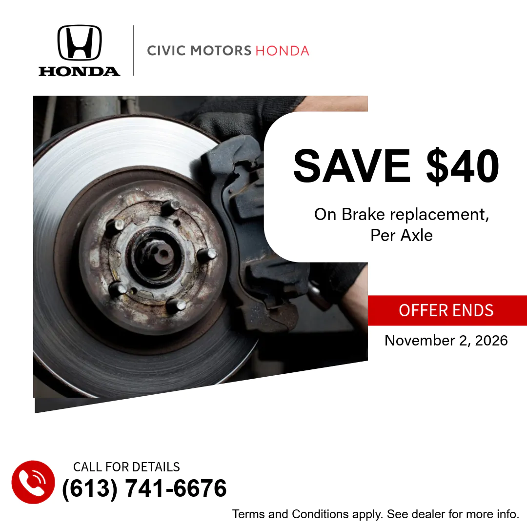 Brake Replacement Savings – $40 OFF Brake Replacement Savings – $40 OFF